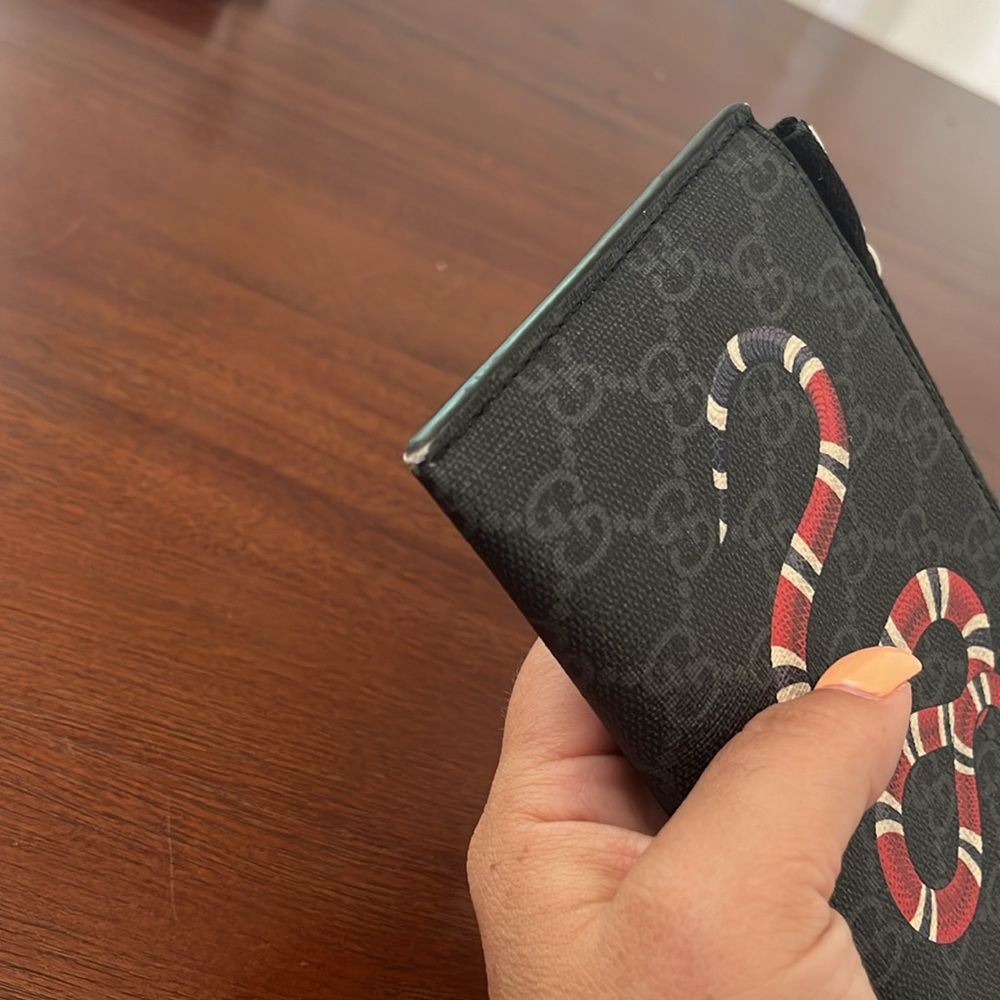 ❌SOLD❌Gucci Supreme King Snake Wallet - Picture 8 of 9